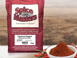 Cayenne Pepper Sterilised 30-45 SHU 25kg